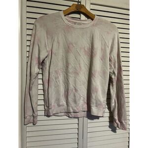 LUCKY BRAND Women's Medium M Blouse Shirt Top‎ Long Sleeve Tie Dyed